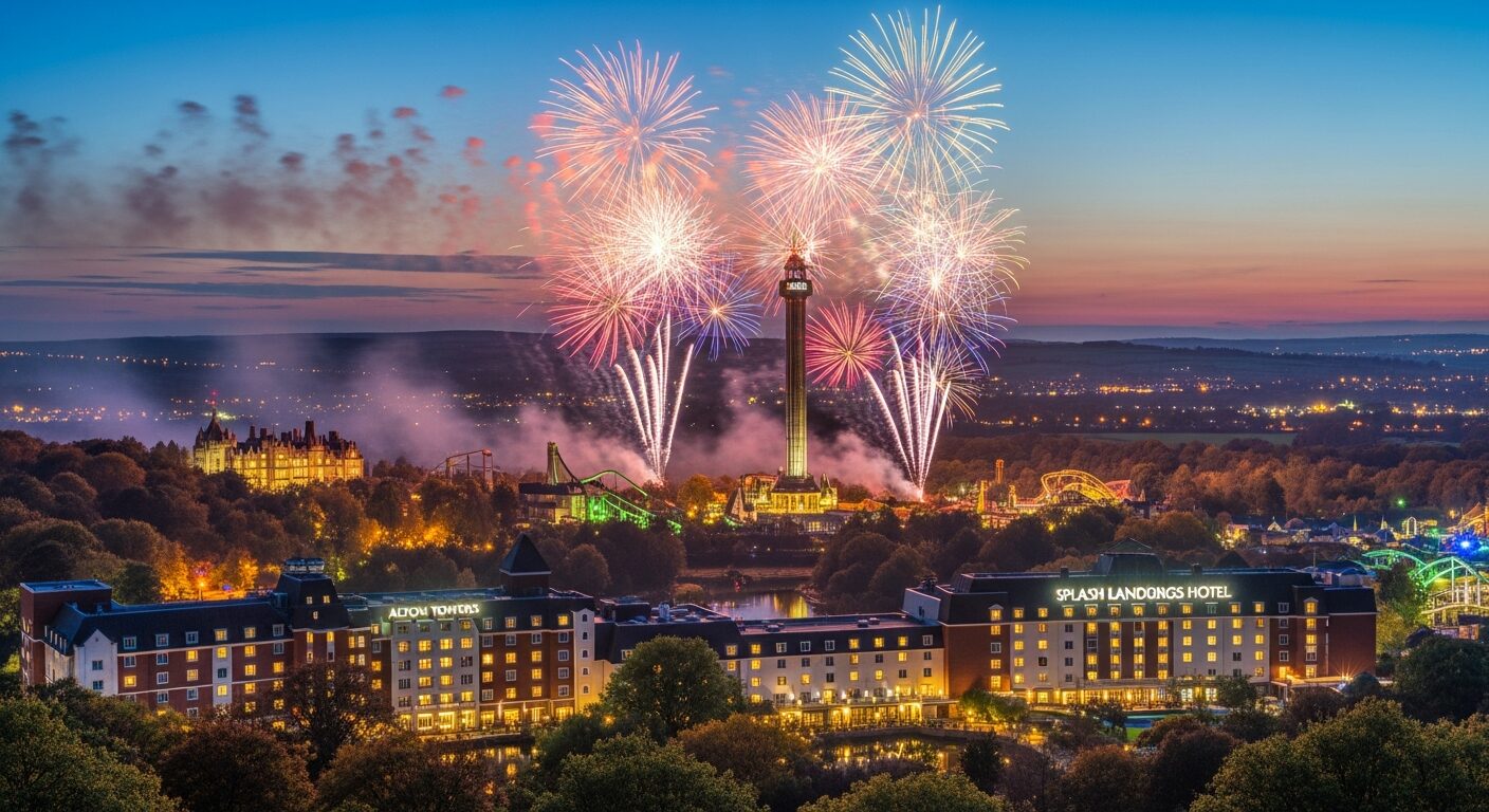 Alton Towers Fireworks: Hotels for Bonfire Night