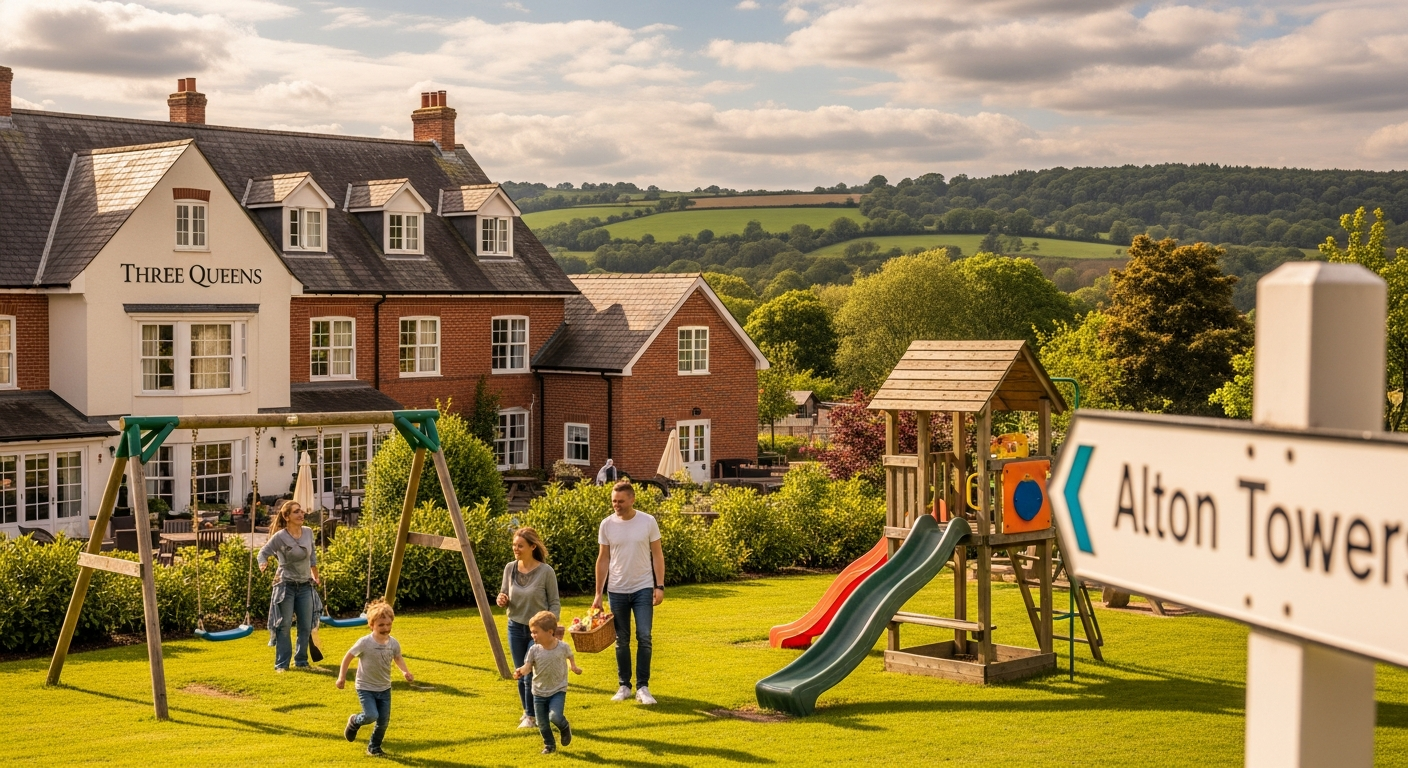 Family Hotels Near Alton Towers | Three Queens