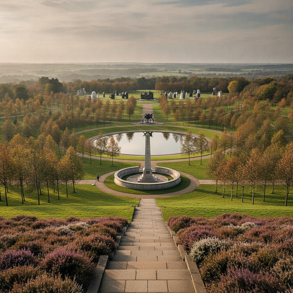 Visiting the National Memorial Arboretum from Burton upon Trent